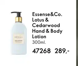 Oriflame Essense&Co. Lotus & Cedarwood Hand & Body Lotion tilbud