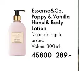 Oriflame Essense&Co. Poppy & Vanilla Hand & Body Lotion tilbud