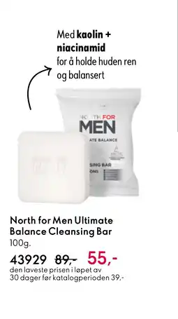 Oriflame North for Men Ultimate Balance Cleansing Bar tilbud