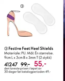 Oriflame Festive Feet Heel Shields tilbud