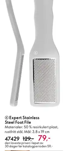 Oriflame Expert Stainless Steel Foot File tilbud