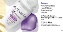 Oriflame Activelle Extreme Anti-perspirant Deodorant tilbud