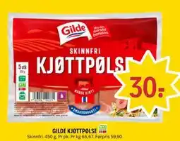 Coop Prix GILDE KJØTTPØLSE tilbud