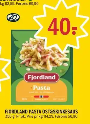 FJORDLAND PASTA OST&SKINKESAUS