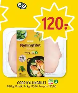Coop Prix COOP KYLLINGFILET tilbud