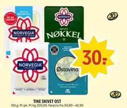 Coop Prix TINE SKIVET OST tilbud