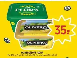 Coop Prix OLIVERO/SOFT FLORA tilbud