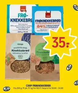 Coop Prix COOP FRØKNEKKEBRØD tilbud
