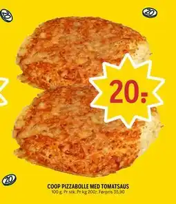 Coop Prix COOP PIZZABOLLE MED TOMATSAUS tilbud
