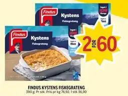 Coop Prix FINDUS KYSTENS FISKEGRATENG tilbud