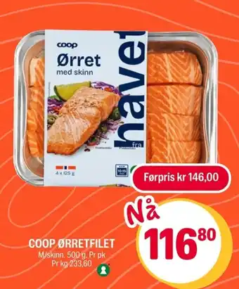 Coop Extra Coop ørretfilet tilbud