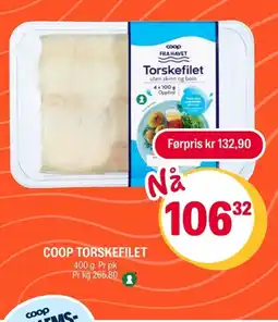 Coop Extra Coop torskefilet tilbud