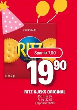 Coop Extra Ritz kjeks original tilbud