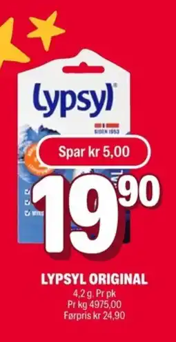 Coop Extra Lypsyl original tilbud