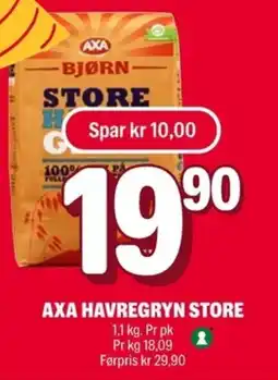 Coop Extra AXA Havregryn store tilbud
