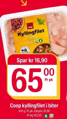 Coop Extra Coop kyllingfilet i biter tilbud