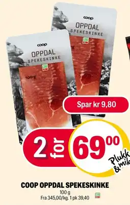 Coop Extra Coop Oppdal spekeskinke tilbud