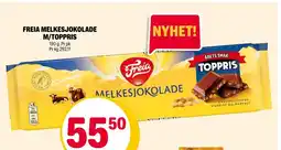 Coop Extra Freia Melkesjokolade m/toppris tilbud