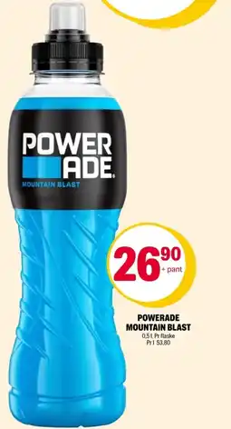 Coop Extra Powerade Mountain blast tilbud
