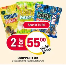 Coop Extra Coop Partymix tilbud