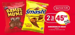Coop Extra Bamsemums og smash tilbud