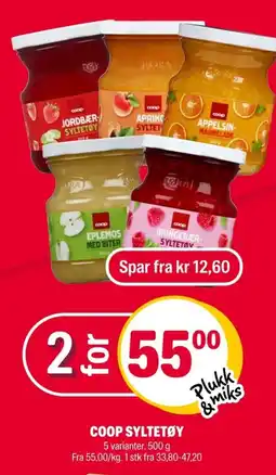 Coop Extra Coop Syltetøy tilbud