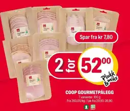 Coop Extra Coop Gourmetpålegg tilbud