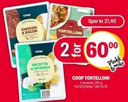 Coop Extra Coop Tortelloni tilbud