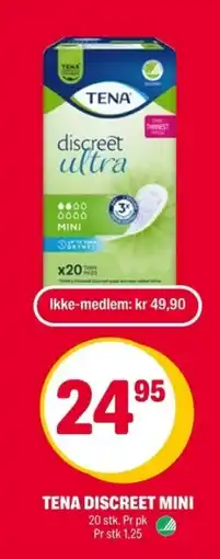 Coop Extra Tena Discreet mini tilbud
