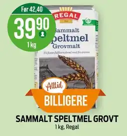 Kiwi SAMMALT SPELTMEL GROVT tilbud
