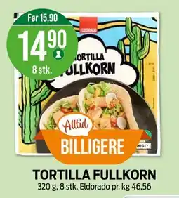 Kiwi TORTILLA FULLKORN tilbud