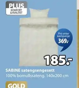 JYSK SABINE satengsengesett tilbud
