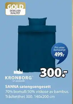 JYSK SANNA satengsengesett tilbud