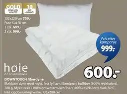 JYSK DOWNTOUCH fiberdyne tilbud