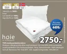 JYSK TOR moskusandedunsdyne tilbud