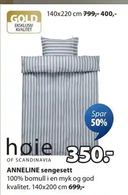 JYSK ANNELINE sengesett tilbud