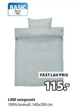 JYSK LINE sengesett tilbud