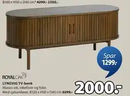 JYSK LYNGVIG TV-benk tilbud