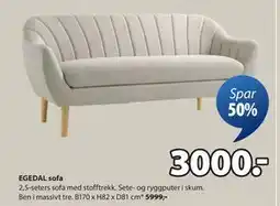JYSK EGEDAL sofa tilbud