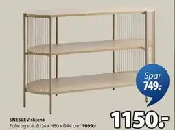 JYSK SNESLEV skjenk tilbud