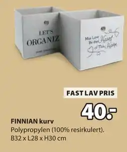 JYSK FINNIAN kurv tilbud