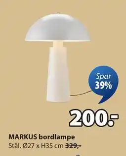JYSK MARKUS bordlampe tilbud