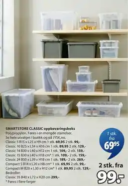 JYSK SMARTSTORE CLASSIC oppbevaringsboks tilbud