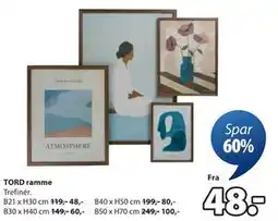 JYSK TORD ramme tilbud