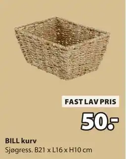 JYSK BILL kurv tilbud