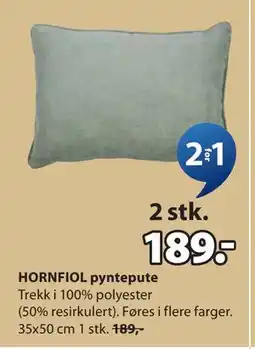 JYSK HORNFIOL pyntepute tilbud