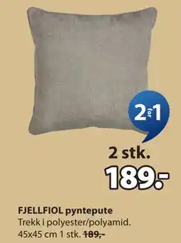 JYSK FJELLFIOL pyntepute tilbud