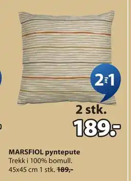 JYSK MARSFIOL pyntepute tilbud