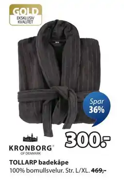 JYSK TOLLARP badekåpe tilbud