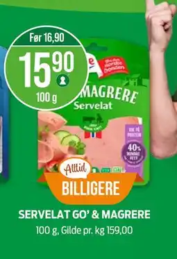 Kiwi SERVELAT GO’ & MAGRERE tilbud